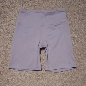 DKNY Lavender High-Rise Bike Shorts